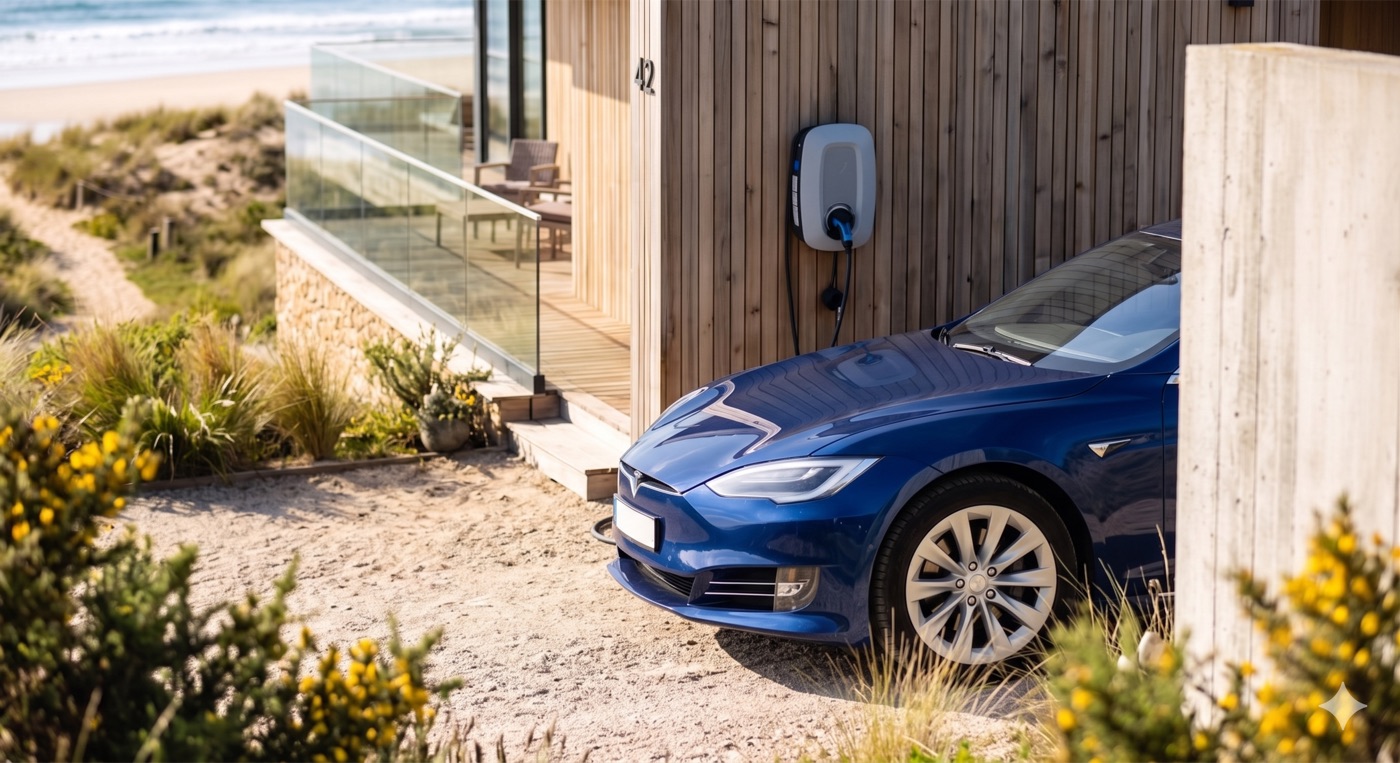 Installation borne de recharge véhicule électrique par Novalink à Agen