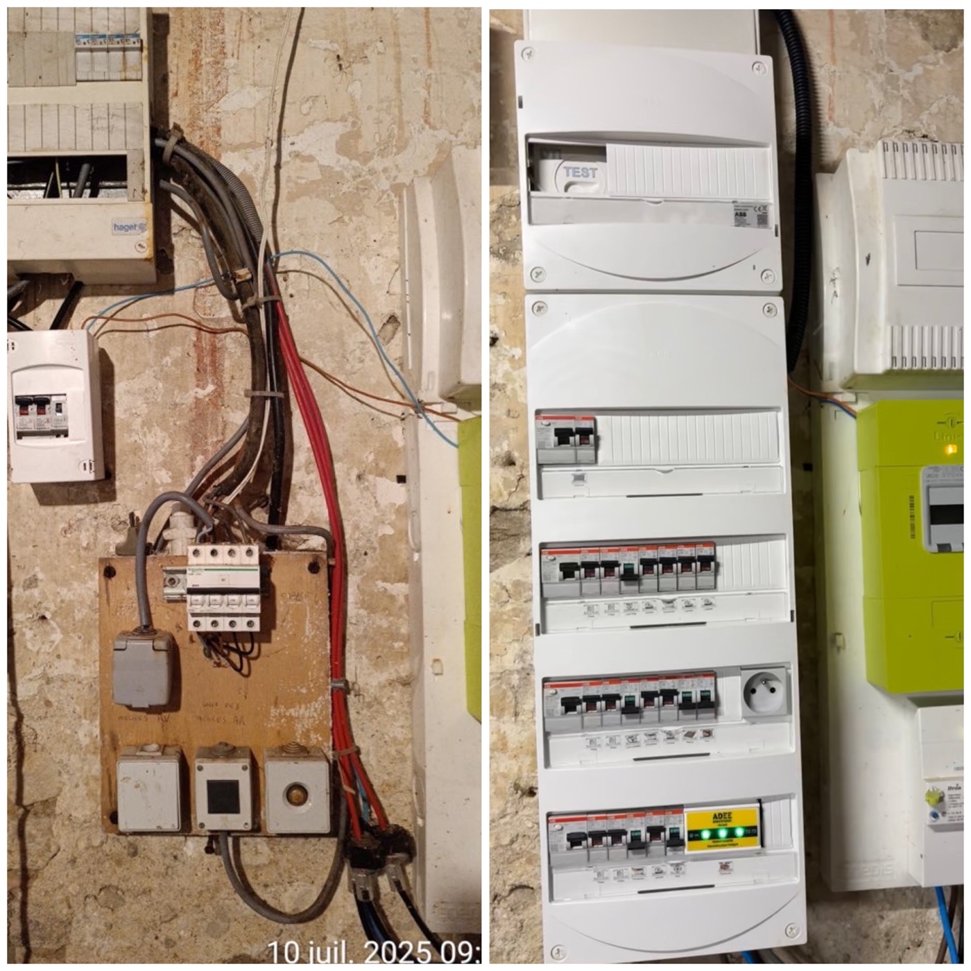 Chantier rénovation électrique complète à Agen — Novalink